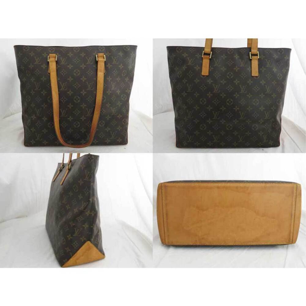 Louis Vuitton Bag Shoulder Cabas Monogram Tote Canvas Maison Brown